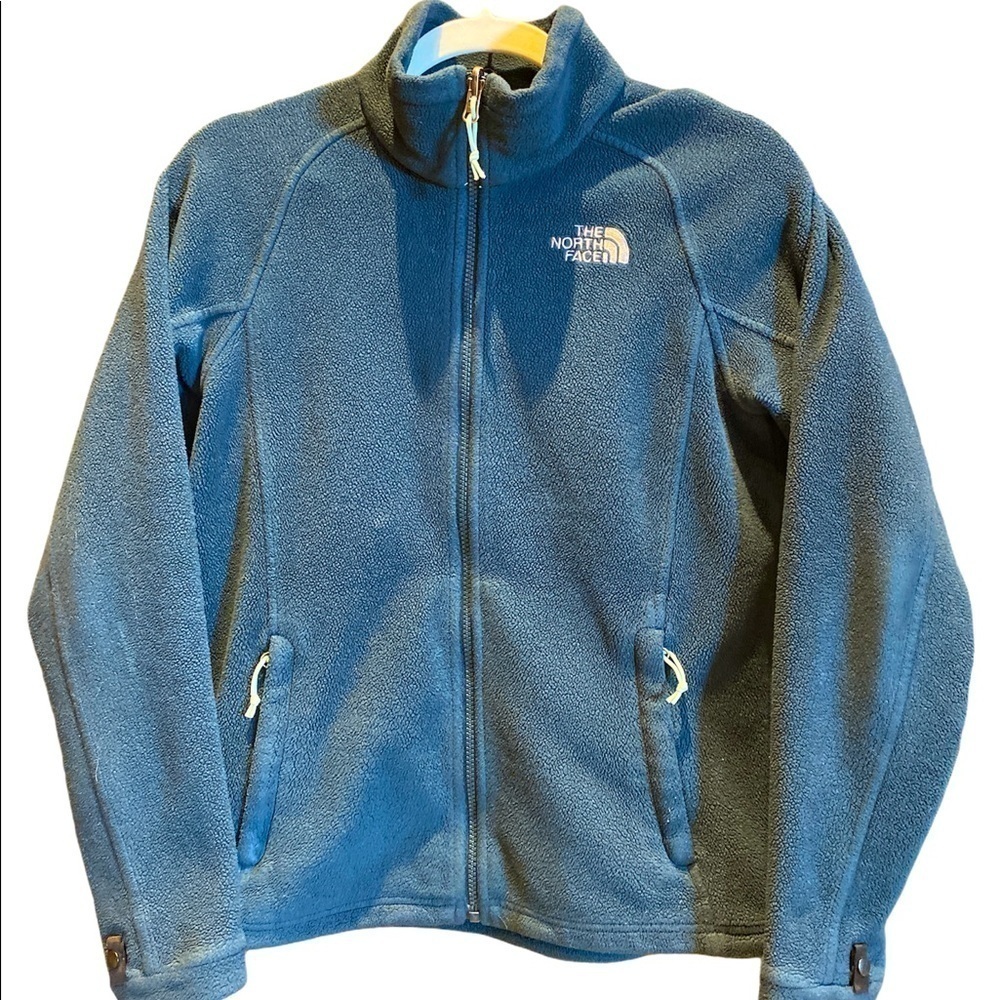 THE North Face Caribbean blue High Pile fleece full zip Gorpcore jacket SZ S